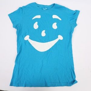 Kool Aid Blue Womens Tshirt Print Tee Medium